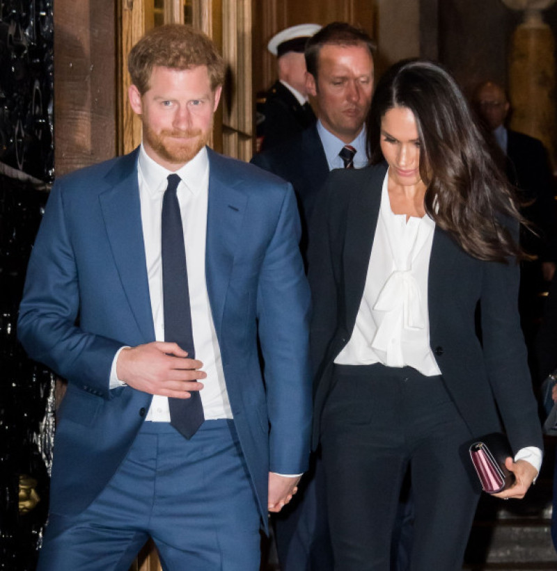 Prince Harry and Meghan Markle at the Endeavour Fund Awards Ceremony