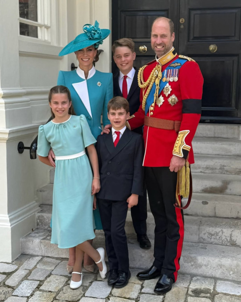 Prințul Louis a „furat” momentul tatălui său, prințul William, la începutul paradei/ Foto: Instagram