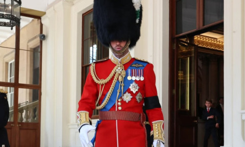 Prințul Louis, gest adorabil la Trooping the Colour. A „furat” momentul tatălui său, prințul William, la începutul paradei