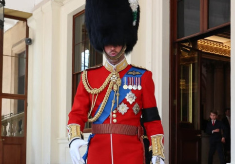 Prințul Louis, gest adorabil la Trooping the Colour. A „furat” momentul tatălui său, prințul William, la începutul paradei