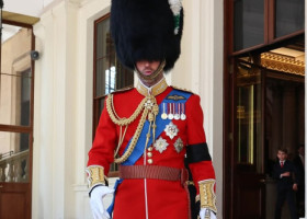 Prințul Louis, gest adorabil la Trooping the Colour. A „furat” momentul tatălui său, prințul William, la începutul paradei