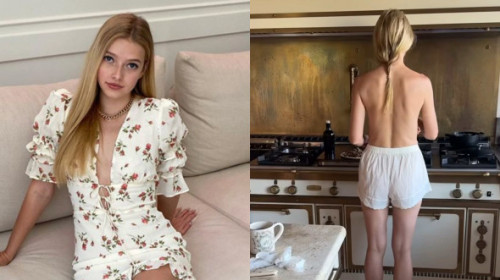 Apple Martin, reacție obraznică la adresa mamei sale, Gwyneth Paltrow, care a gătit topless în Italia: „Ți-am furat cămașa sau…?”