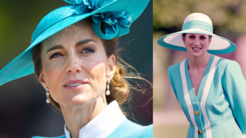 Cu gândul la Diana. De ce a fost atât de lăudată ținuta prințesei Kate, la Trooping the Colour. O reinterpretare a unui look memorabil