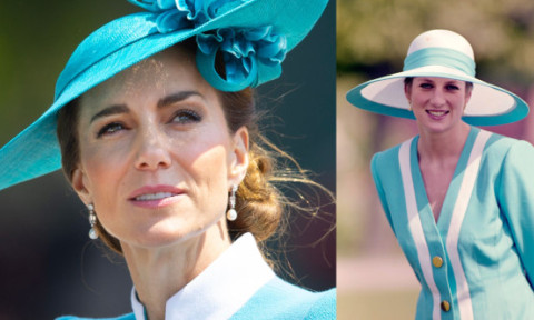 Cu gândul la Diana. De ce a fost atât de lăudată ținuta prințesei Kate, la Trooping the Colour. O reinterpretare a unui look memorabil