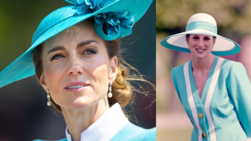 Cu gândul la Diana. De ce a fost atât de lăudată ținuta prințesei Kate, la Trooping the Colour. O reinterpretare a unui look memorabil