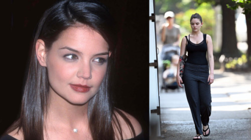 Suri Cruise, leită Katie Holmes. Imagini rare cu tânăra studentă, la o plimbare matinală prin Manhattan