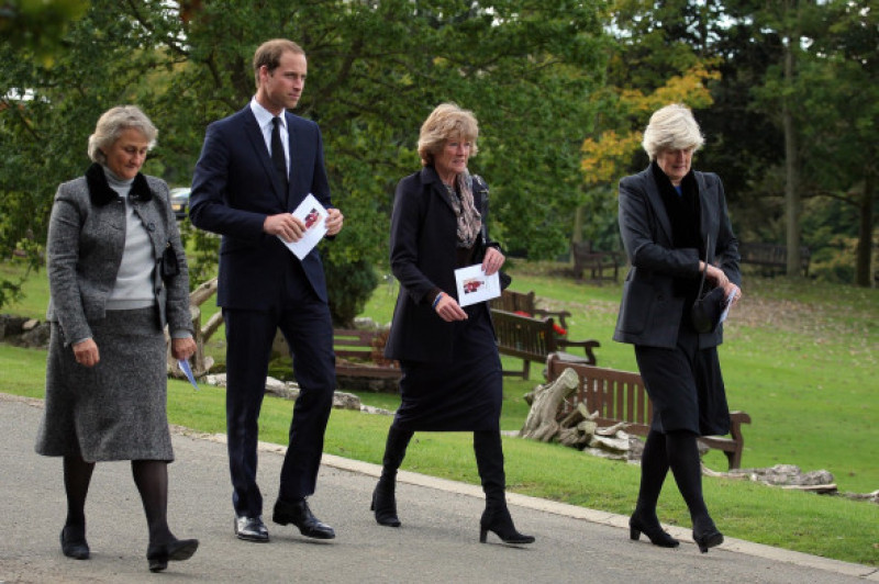 Funeral of Olga Powell, Parndon Wood Crematorium, Harlow, Essex - 10 Oct 2012