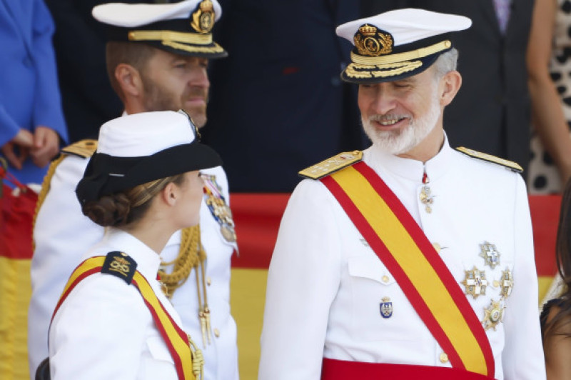 printesa leonor si regele felipe
