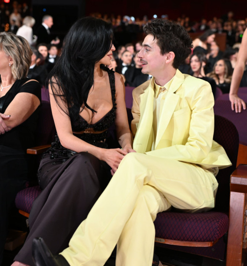 Timothée Chalamet și Kylie Jenner la premiile Oscar 2025/ Profimedia
