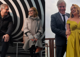 Andreea Esca, poze nemaivăzute, postate de ziua soțului, pe care s-a chinuit să-l cucerească acum 28 de ani: "Tu ții direcția"