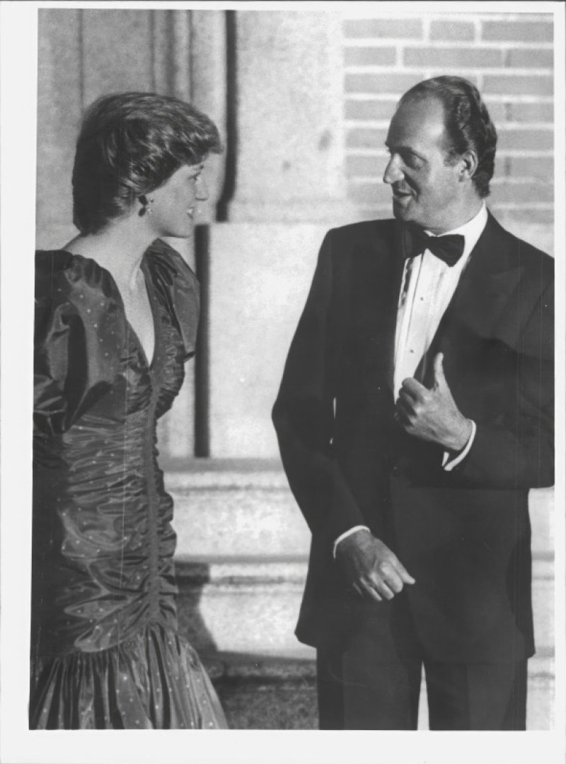 Juan Carlos I și prințesa Diana/ Profimedia