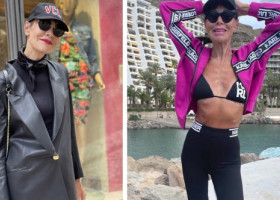 O femeie sfidează orice regulă și pozează în costum de baie la 77 de ani: „Destest să-mi acopăr corpul!” Cum se menține în formă
