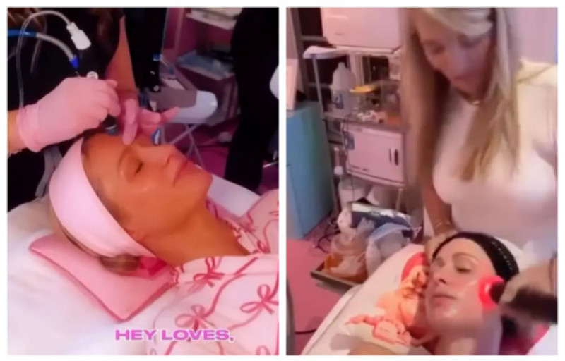 Paris Hilton, nouă ore de tratamente faciale pe săptămână