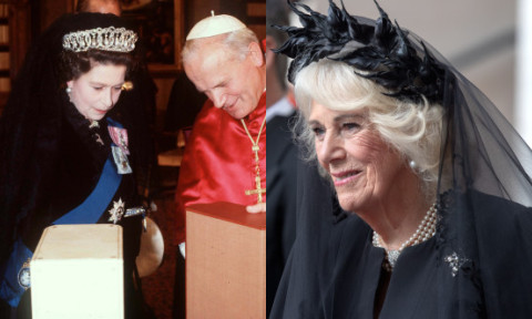 Regina Elisabeta, inspirație pentru Camilla chiar și după moarte. Cum a apărut soția regelui Charles la întâlnirea cu Papa Leon