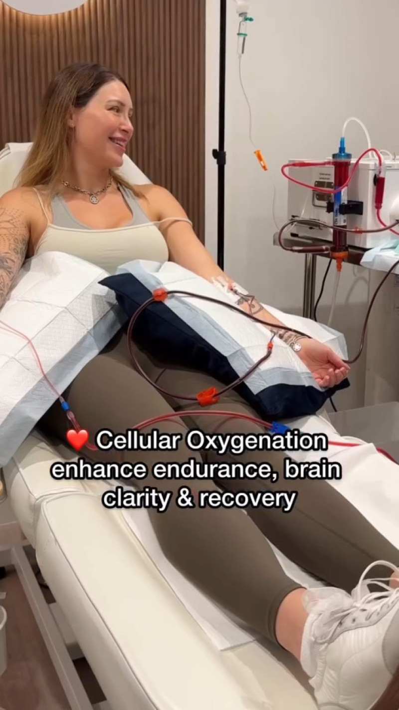 Brit who wants to stay forever young left 'shocked' after paying thousands to 'biohack' body by getting her blood filtered