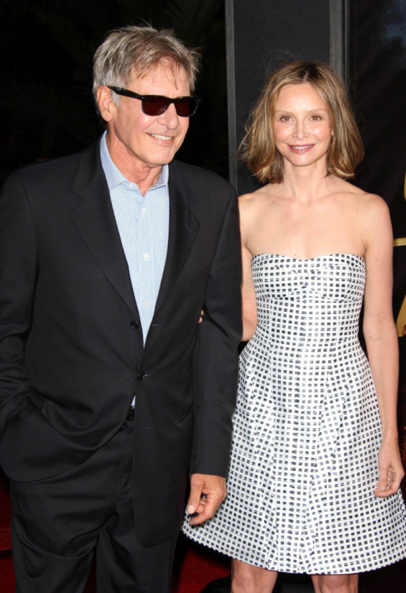 Harrison Ford and Calista Flockhart at the world premiere of "Cowboys &amp; Aliens" at the San Diego Civic Theater in San Diego - 23 July 2011