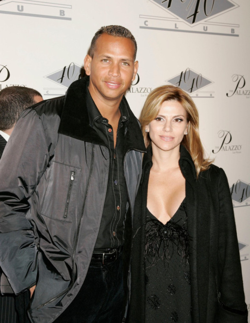 Alex Rodriguez and his wife, Cynthia, arrives for the grand opening of the 40/40 Club at the Palazzo in Las Vegas on Sunday, December 30, 2007. Francis Specker