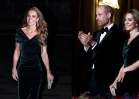 „Smaraldul” britanic. Prințesa Kate, răvășitoare într-o rochie verde care i-a îmbrățișat perfect silueta. „Incredibil de frumoasă!”