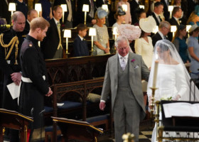Meghan Markle l-a lăsat fără cuvinte pe regele Charles în ziua nunții ei cu prințul Harry. Ce i-a spus înainte să o conducă la altar