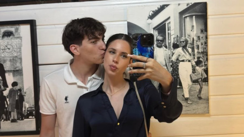 Violeta Bănică și iubitul ei, George, au sărbătorit doi ani de relație. Andreea Marin a fost prima care a reacționat