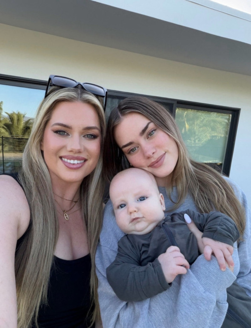 Brittany Desborough, alături de fiică și nepot