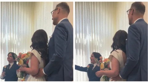 Gestul inedit făcut de fiul unei femei care s-a recăsătorit după un divorț. Imaginile inedite sunt acum virale