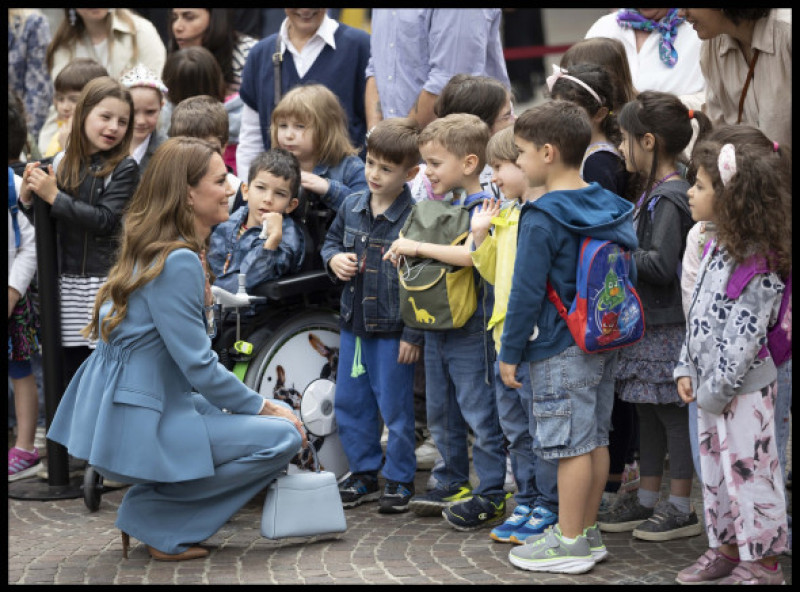Kate Middleton In Italy-Day One