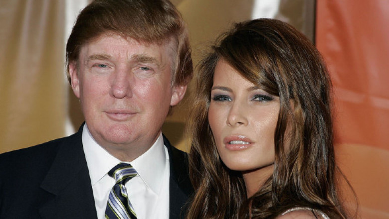 Cum a fost la nunta lui Donald Trump cu Melania, acum 21 de ani. Mireasa a avut o rochie de 100.000 de dolari, șampania a curs