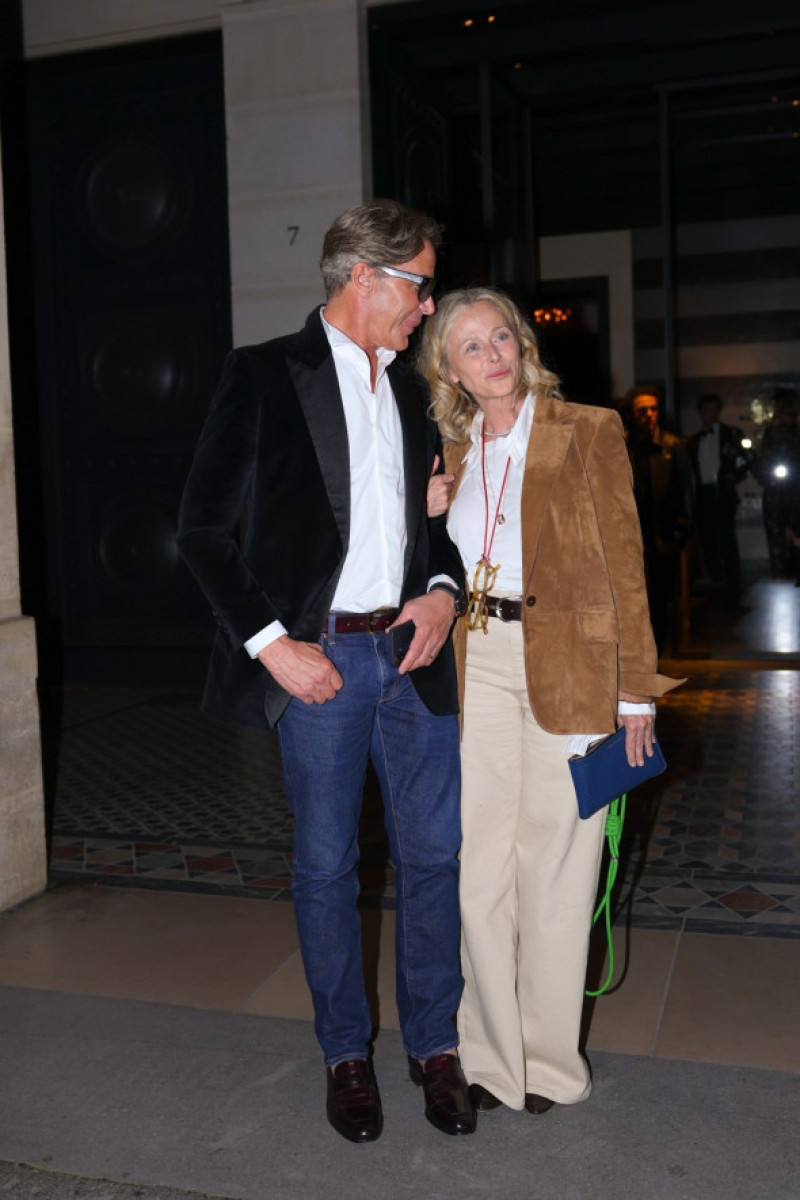 Lloyd Klein, Jocelyn Wildenstein's ex-husband, spotted with a mysterious woman at the Costes party in Paris
