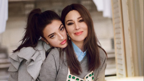 Cum arată fiica cea mică a Monicăi Bellucci. La doar 16 ani, Leonie Cassel a apărut pe coperta Vogue Italia