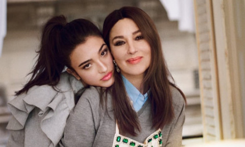 Cum arată fiica cea mică a Monicăi Bellucci. La doar 16 ani, Leonie Cassel a apărut pe coperta Vogue Italia