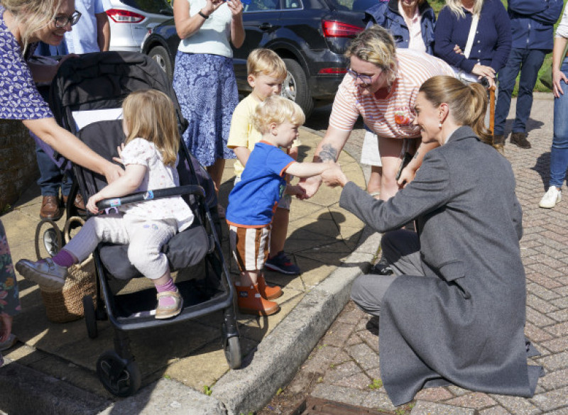 The Princess Of Wales Visits West Sussex Minibus
