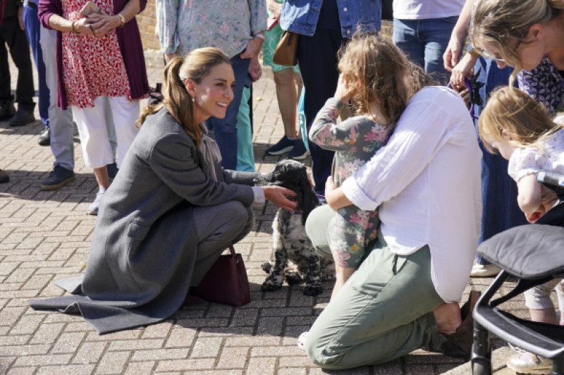 The Princess Of Wales Visits West Sussex Minibus