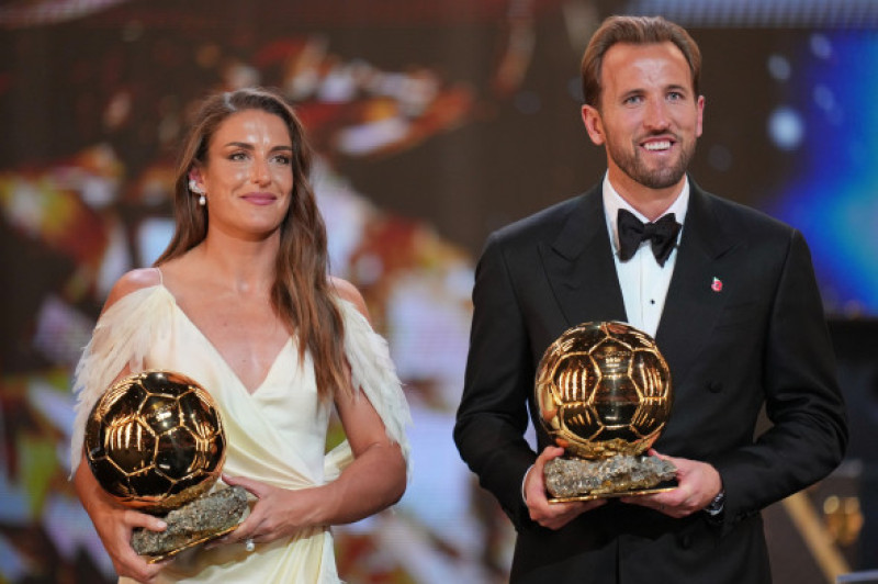 Alexia Putellas și Harry Kane, câștigătorii Balonului de Aur 2026 / Foto: Profimedia