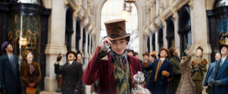 USA. Timothee Chalamet in (C)Warner Bros new film: Wonka (2023) . Plot: The story will focus specifically on a young Willy Wonka and how he met the Oompa-Loompas on one of his earliest adventures. Ref: LMK106-J10407-201223Supplied by LMKMEDIA. Editoria