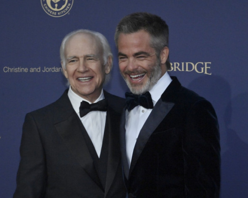 Robert Pine and Chris Pine Attend the Children's Hospital Los Angeles CHLA Gala in Santa Monica