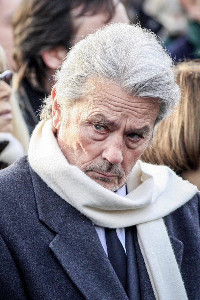 Paris, France, le 18 aout 2024 - Archive datant du 15 janvier 2009 du comedien francais Alain Delon qui est decede _ Arc