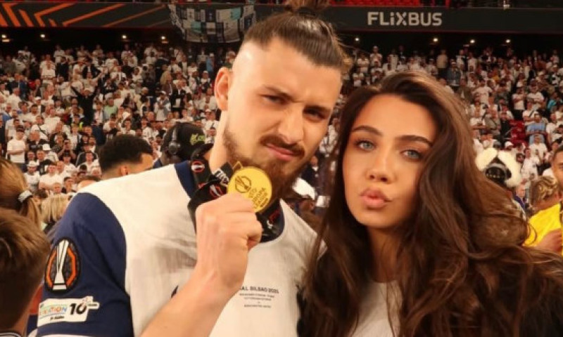 Meira Drăgușin, sora lui Radu Drăgușin, a atras toate privirile la finala Europa League din Bilbao