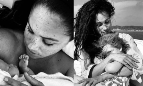 Meghan Markle a publicat o poză inedită din sala de nașteri, de ziua micuței Lilibet
