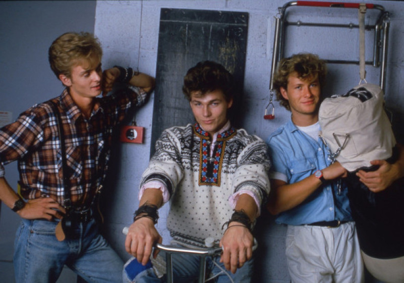 Norwegian pop group A-Ha in London 1985