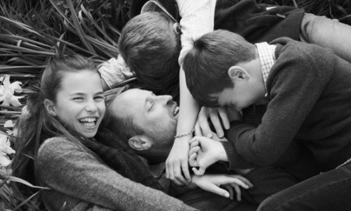 Prințul William, fotografii emoționante de Ziua Tatălui alături de cei trei copii