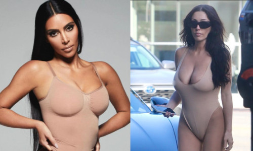 Bianca Censori, copia fidelă a lui Kim Kardashian: body nude și cizme de blană în Beverly Hills
