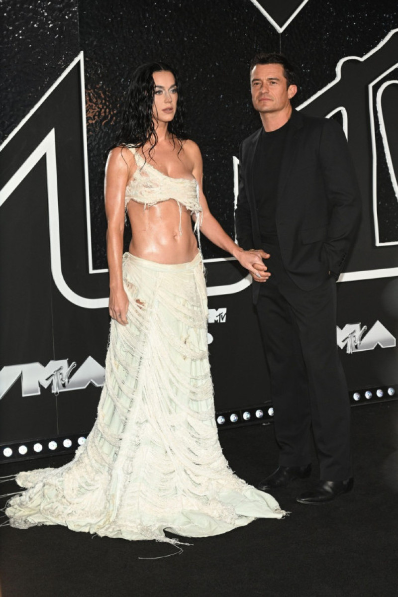 Katy Perry and Orlando Bloom attends the 2024 MTV Video Music Awards at UBS Arena on September 09, 2024 in Elmont, New York. Photo: Jeremy Smith/imageSPACE