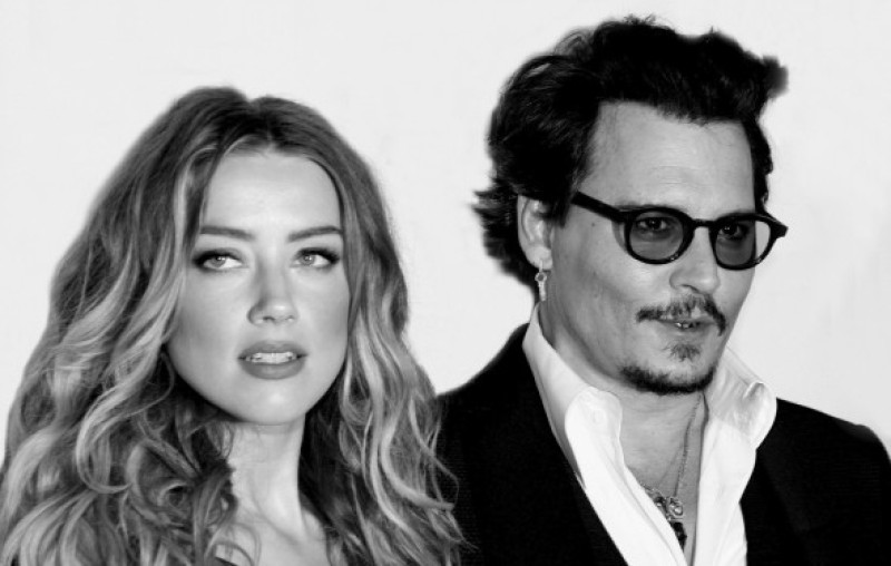 Amber Heard and Johnny Depp at the Art Of Elysium's 9th Annual Heaven Gala held at the 3LABS in Culver City, USA on January 9, 2016.