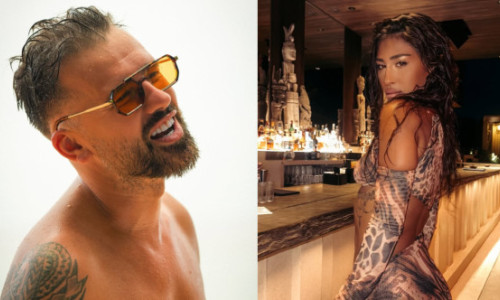 Florin Ristei, surprins ținându-se de mână cu Yasmin Awad la premiera filmului „F1”