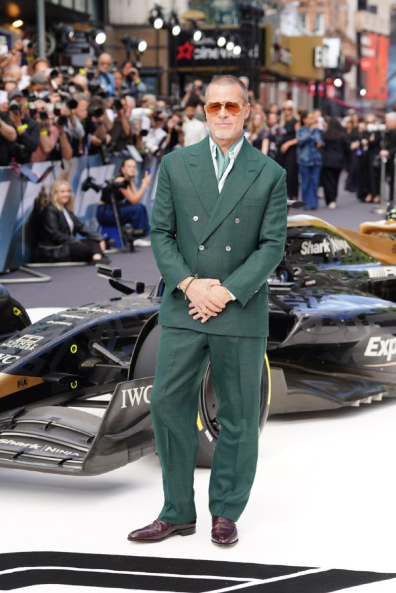 Brad Pitt attending the F1 The Movie European premiere at Cineworld Leicester Square, London. Picture date: Monday June 23, 2025.