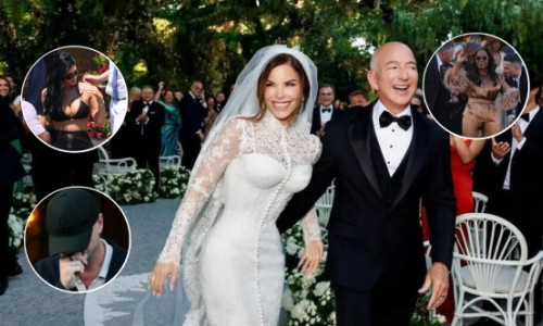 Jeff Bezos s-a căsătorit cu Lauren Sánchez la Veneția. Kim Kardashian, Oprah și Leonardo DiCaprio, printre invitați