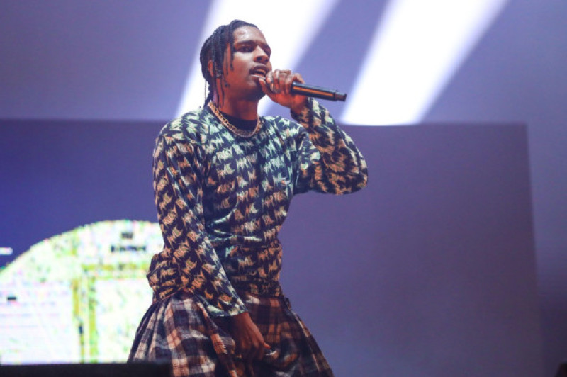 ASAP Rocky during Lollapalooza Brasil 2022 music festival at Autódromo Interlagos in São Paulo this Friday, March 26 Credit: Brazil Photo Press/Alamy Live News