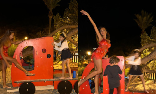 Mădălina Ghenea, apariție spectaculoasă pe plajă alături de fiica ei. Cum se menține în formă actrița?