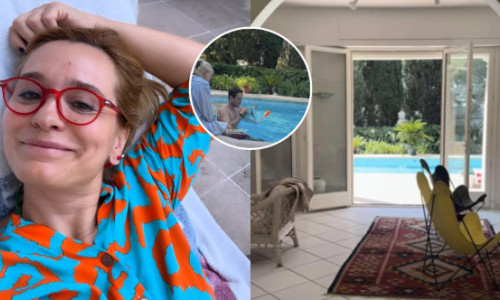 Cum arată casa de vacanță a Andreei Esca de la Nisa. Piscină, grădină spațioasă și amintiri de familie
